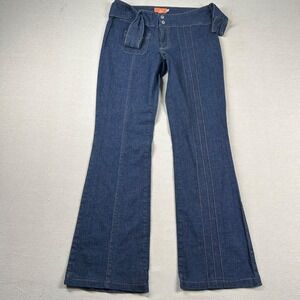 Vintage Karl Kani Jeans Womens 12 Boot Cut Belted No Back Pockets Y2K Taiwan